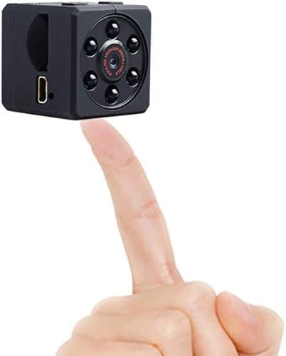 Fotocamera Azione Cop Cam 1080P, Mini Telecamera Spy, Hidden Nanny Cam Nessuna Visione Notturna Luce, Piccolo Segreto di sorveglianza del Movimento Telecamera di rilevamento Hiddwn,8G - Fashionser