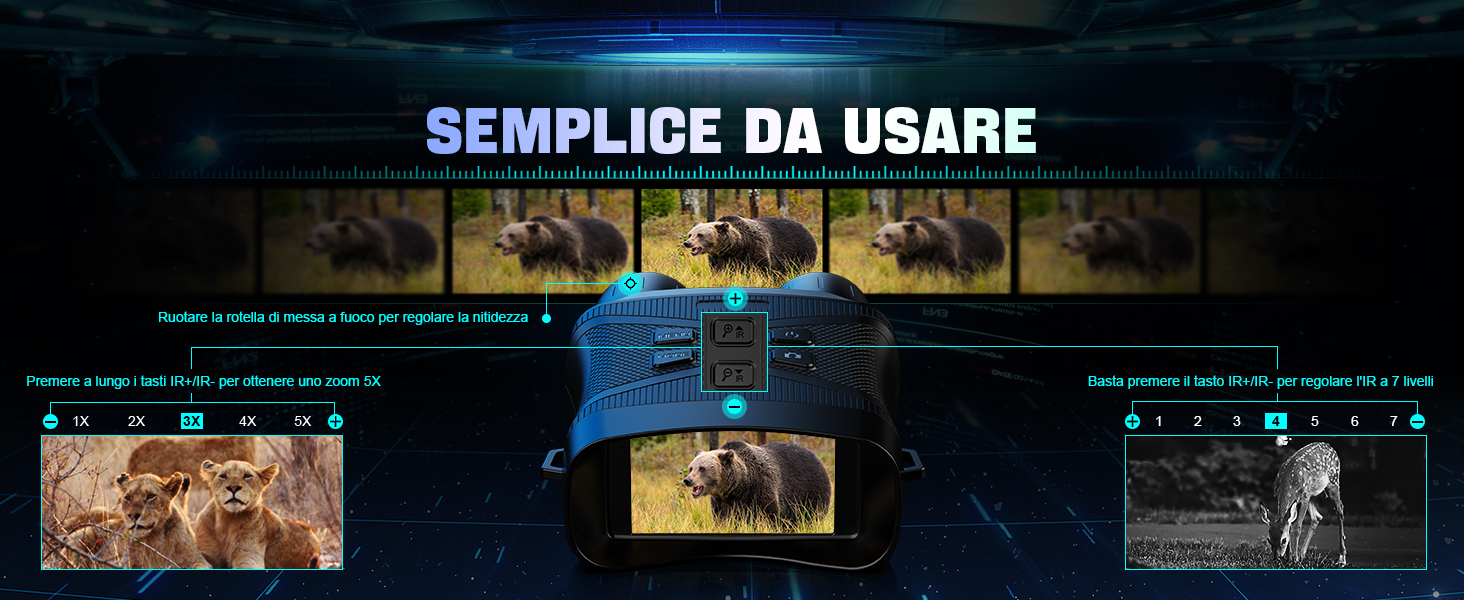 Binocolo Visione Notturna