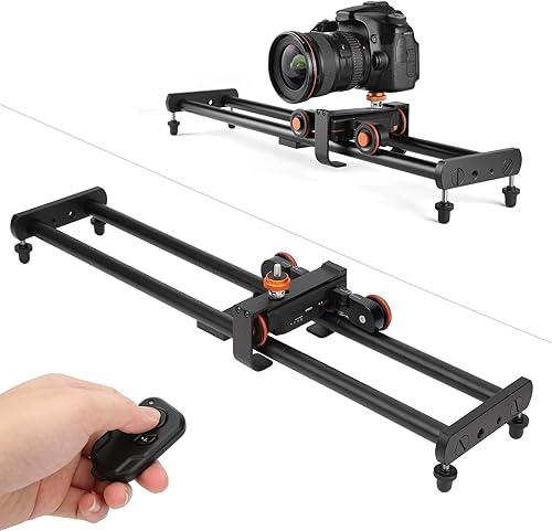 Slider per fotocamera Dolly Car, facile da trasportare Mini Skater Fotocamera motorizzata Slider elettrico motorizzato Dolly per videocamera Stabili per la fotografia di filmati video - Fashionser