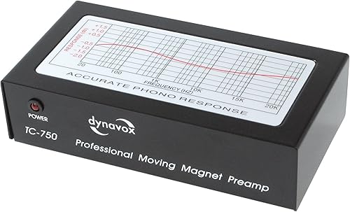 Dynavox TC-750 Preamplificatore per sistemi MM, colore: Nero - Fashionser