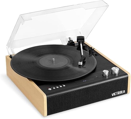 VICTROLA Platino Vinile Bluetooth Ultra compatto Eastwood Bamboo - Fashionser