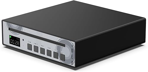 VMV PL100 CS43131 - Lettore CD con chip e telecomando, colore: Nero - Fashionser