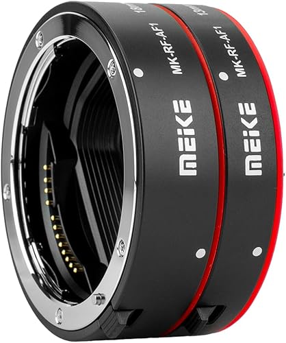 Meike MK-RF-AF1 - Kit anello adattatore per tubo di estensione macro AF Full Frame in metallo, 13 mm + 18 mm, per fotocamere EOS-R EOS-R EOS-RP - Fashionser