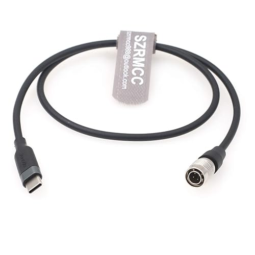 SZRMCC USB C Type-C a Hirose 4 pin Maschio PD Trigger Cavo di alimentazione per dispositivi audio Zoom F4 F8 688 644 633 - Fashionser