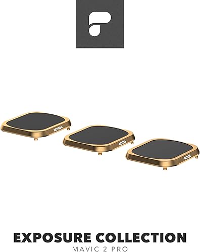 PolarPro Exposure Filter Collection (ND128, ND256, ND1000 Filtri per Fotografia a Lunga Esposizione) per DJI Mavic 2 Pro Filtri - Fashionser