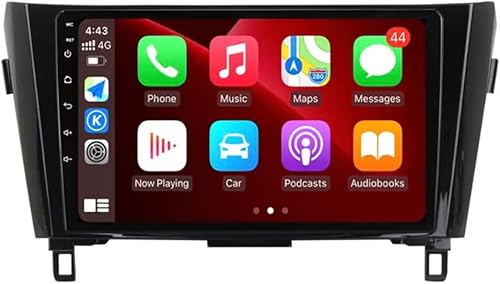 2+64GB Android 13 Autoradio Navigatore per Nissan Qashqai J11 X-Trail T32 Rogue 10.1' Pollici Car Tablet Stereo con Navigazione Wireless Carplay Android Auto Touch Screen Wifi Bluetooth Schermo Radio - Fashionser