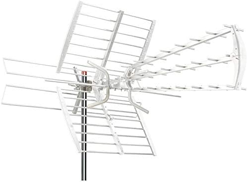 ANTENNA TRIPLA COMBO 47 ELEMENTI DIGITALE TERRESTRE DVB-T VHF UHF HD TV 470-790MHz CON FILTRO LTE - Fashionser