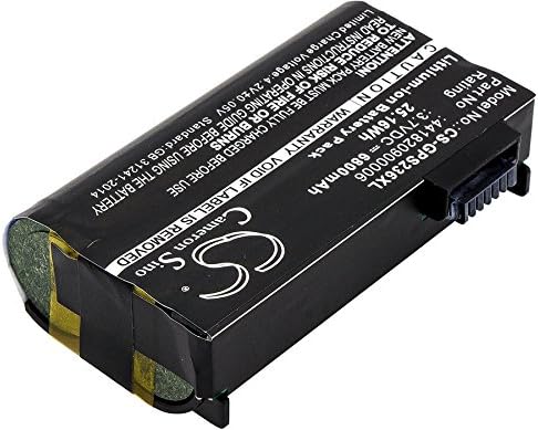 CS-GPS236XL Batterie 6800mAh compatibile con [Topcon] FC-236, FC-336, per [Getac] PS236, PS236C, PS336, per [AdirPro] PS236B, per [Sokkia] SHC-236, SHC-336, per [Nautiz] X7 sostituisce 441820900006 - Fashionser