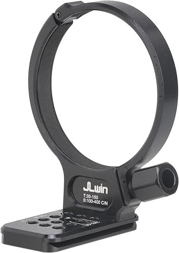 FOTGA Anello di supporto in metallo 84 mm per Tamron 35-150 mm F/2-2.8 Di III VXD A058, per Sigma 100-400 mm f/5-6.3 DG OS HSM Contemporary (per EF & F Mount), inferiore con piastra a sgancio rapido - Fashionser