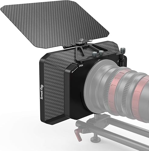SMALLRIG Peso Leggero Mattebox per Fotocamere Reflex senza Specchio Stile Film - 2660 - Fashionser