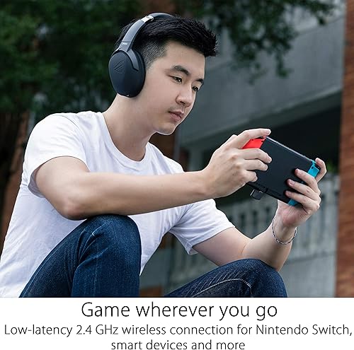 ASUS ROG Strix Go Cuffia Gaming Wireless, 2.4 GHz, Audio Alta Risoluzione, Microfono Cancellazione Rumore, Design Leggero, USB-C, 3.5mm, PC, Mac, Switch, Xbox One, PS4/PS5, Dispositivi Mobile, Nero - Fashionser