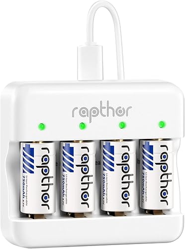 Rapthor Ricaricabile 123A Batteria 900mAh 3.7V Compatibile con Arlo Wireless Security Camera VMC3030/VMK3200/VMS3330/3430/3530 Smart Sensors Alarm System (900-8Pack) - Fashionser