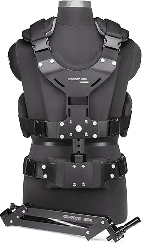 Comfort Stabilizing Arm & Vest per stabilizzatori per videocamere portatili. Per stabilizzazione di videocamere, Flycam 5000/3000/DSLR Nano. Carico utile fino a 5 kg (11 libbre) (CMFT-AV - Fashionser