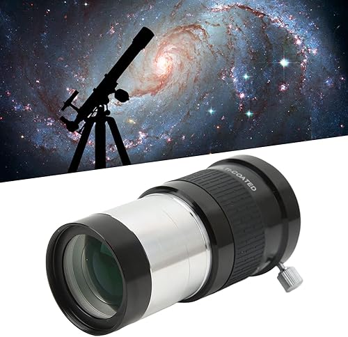 Lente di Barlow 2X, 2 Pollici Lente di Barlow Telescopio Astronomico Lente in Vetro Ottico Premium con Anello Adattatore da 2 Pollici a 1,25 Pollici per Oculare del Telescopio Astronomico - Fashionser