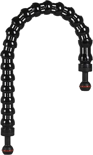 Braccio Flessibile 17 Segmenti con Doppia Sfera 25 mm per Flash e Illuminatori Subacquei Fotografia Subacquea Fotosub Lung.55 FLEX-ARM 50005BK - Fashionser