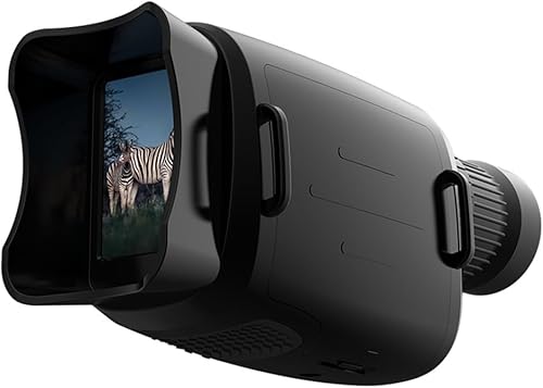 Monocolo per visione notturna digitale a infrarossi, dispositivo monoculare di visione notturna, con scattare foto e video, utilizzabile giorno e notte, per attività all'aperto - Fashionser