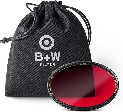 B+W Basic Red Light 590 Filter MRC 49mm - Sostituisce F-Pro 66-10349 - Fashionser