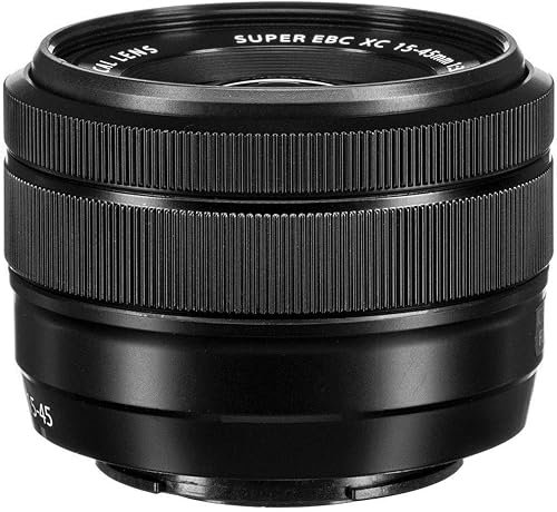 Fujifilm Fujinon XC15-45mm f3.5-5.6 OIS PZ, Obiettivo Zoom Motorizzato 15-45mm, F/3.5-5.6, Stabilizzatore Ottico OIS, Attacco X Mount, Nero - Fashionser