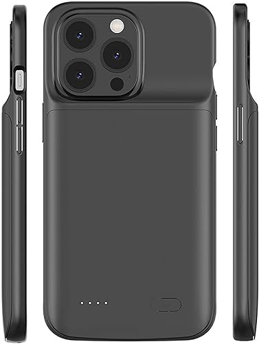 SMART COVER BATTERIA IPHONE 15/15 PRO 6.1' BATTERY CASE RICARICABILE POWER BANK SLIM SOTTILE 5000mAh - Fashionser