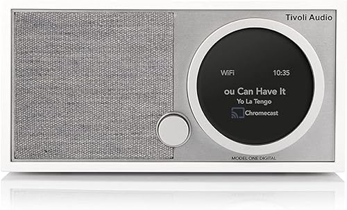 Tivoli Audio Model One Digital Gen 2 Radio Internet Intelligente (Bianco/Grigio) - Fashionser