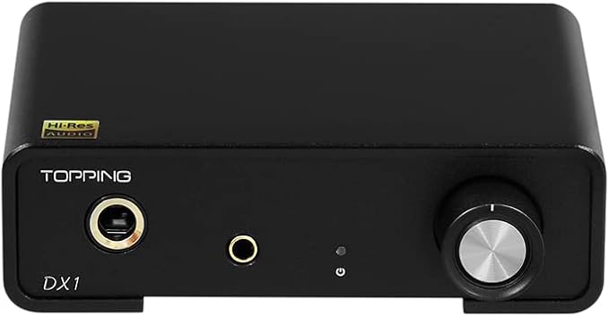 Topping DX1 Decoder AK4493S XU208 DAC & Amplificatore per cuffie Supporto fino a DSD256 PCM384 Mini DAC (argento) - Fashionser