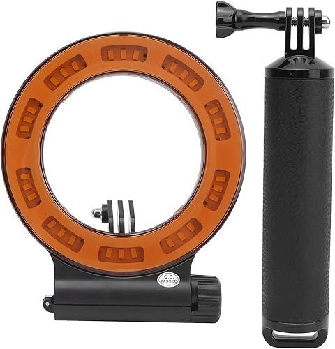 LED Light Protable 40M Impermeabile LED Diving Fill Light Underwater Universal For Action Sports Camera Underwater Ring Light - Fashionser