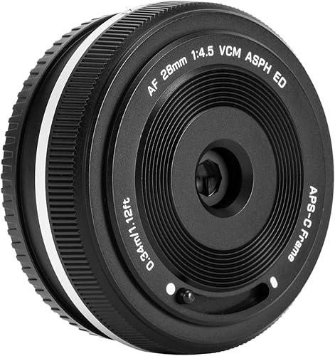 VILTROX 28mm f4.5 Pancake Lens Fuji x, AF 28mm f4.5 X mount lens for Fuji, Pancake lens fujifilm x mount for Fujifilm X-T5 X-H2 X-T50 X-M5 X-T30 II X-Pro3 X-S20 X-E4 - Fashionser