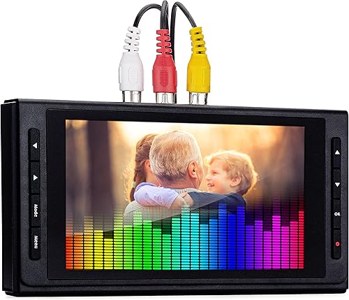 ClearClick Convertitore da video a digitale 3.0 (terza generazione) - Registra video e audio da videoregistratori, VHS, AV, RCA, Hi8, videocamere, DVD, giradischi, cassette - Fashionser