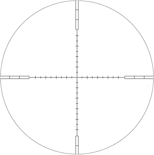 Optics HD-C 1.5-5x20 SFP Mirino Compatto, Tubo da 25,4 mm/1 pollice, Secondo Piano Focale, Cannocchiale da 1/2 MOA, con Anelli Picatinny - Fashionser