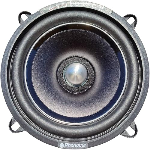 2 PHONOCAR 02624 altoparlanti medio basso woofer 13,00 cm 130 mm 5' 100 watt rms 200 watt max impedenza 4 ohm 90 db spl porte auto nero, a coppia - Fashionser