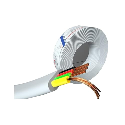 VIVOCH 100M(328ft) Pure Copper Multi-Strand Telephone Line RJ11 Communication 2-Core Indoor Connecting Line Flat Line, Black - Fashionser