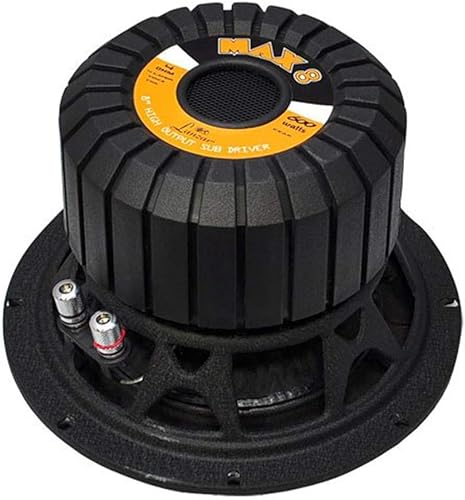 MAX8 - Driver per subwoofer da 20,3 cm, 600 Watt per contenitori di piccole dimensioni - Fashionser