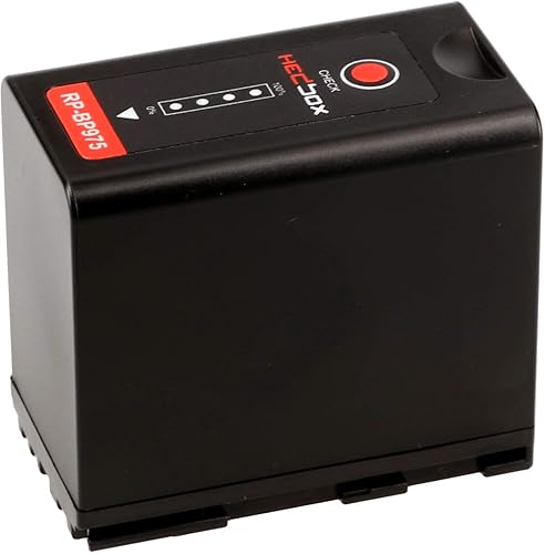 HEDBOX RP-BP975 - Batteria Li-Ion (48.8Wh / 6600mAh) sostituzione per Canon BP-975 da utilizzare con C100, C300, C500, XF100 e RED KOMODO - Fashionser
