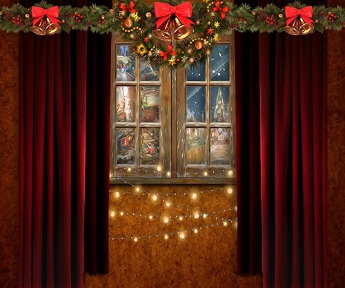 Kate Fotografia Di Natale Sfondo per Photo Studio Albero di Natale Foto Sfondo Famiglia Photo Booth Puntelli Decorazioni per feste di Natale 2.2x1.5m - Fashionser