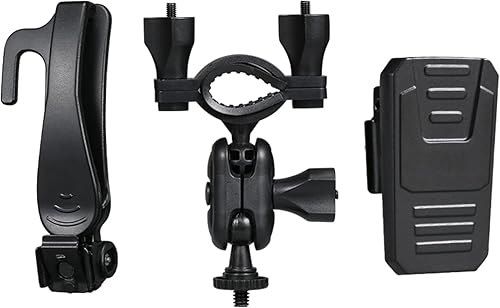 Hoestr A39 Clip per Accessori per Body Camera, Clip Corte/Lunghe per Abbigliamento e Bicicletta Adatte alla Body Cam, Tre Robuste Clip per Abbigliamento Bicicletta - Fashionser