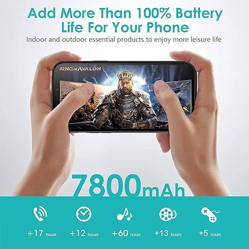 iPosible Cover Batteria per iPhone 12/ iPhone 12 Pro, 6800mAh Cover Ricaricabile Custodia Batteria Cover Caricabatteria Battery Case per iPhone 12/ iPhone 12 Pro [6.1''] Cover Power Bank Charger Case… - Fashionser