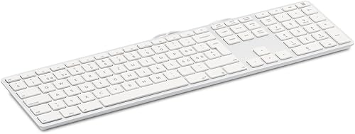 LMP Tastiera numerica USB (ISO) Windows - KB-3421, 110 tasti, 2x Porte USB, Alluminio – layout italiano QWERTY – Argento - Fashionser