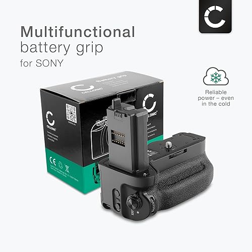 Impugnatura VG-C4EM Compatibile con Sony A7 IV, A7R IV, A7R V, A9 II, A1 Battery Grip per Fotocamera Fotografia Verticale Multifunzione portabatterie NP-FZ100 - Fashionser