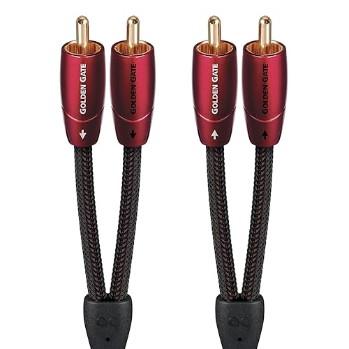 AudioQuest 2m Golden Gate RCA cavo audio 2 x RCA nero - Cavi audio 2 x RCA, 2 x RCA, rame, 2 m, rosso - Fashionser