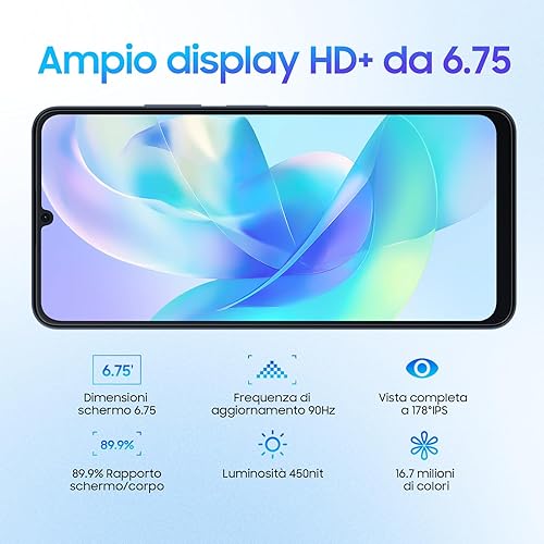 Blackview Color8 Smartphone 16GB+256GB - Fashionser