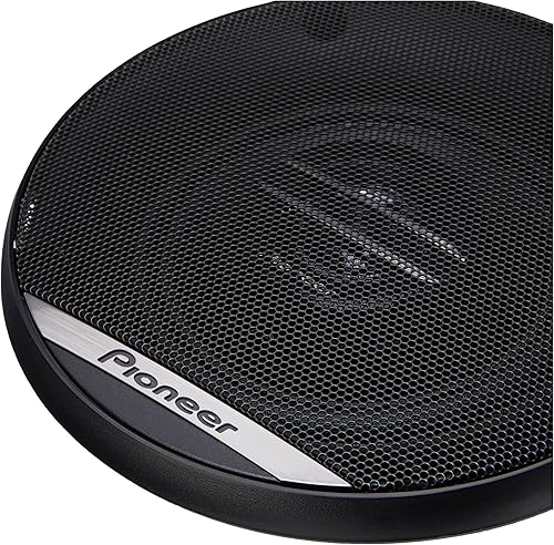 Pioneer TS-G1020F 10 cm diffusore coassiale a 2 vie (210 W max. ciascuno, 30 W sinus), suono potente, alta efficienza, profondità di installazione 43 mm, taglio di installazione 106 mm, con griglia - Fashionser