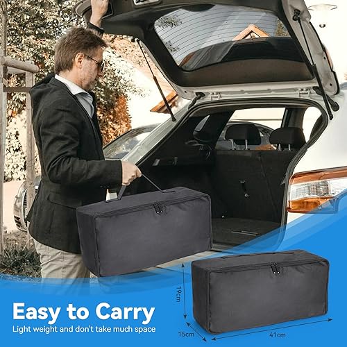 blayram - Schermo per proiettore e supporto, portatile, per interni ed esterni, 100', 16:9, 4K, HD, con borsa per il trasporto, per casa, cortile, viaggi - Fashionser