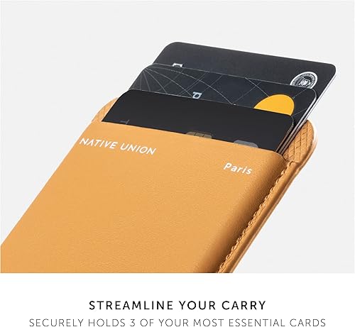 Native Union (Re Classic Wallet | Magnetico – Porta carte MagSafe per iPhone 16, 15, 14, 13 – Extra sicuro e ultra sottile – Conserva 3 carte essenziali – Materiali durevoli e riciclati (Blu navy) - Fashionser