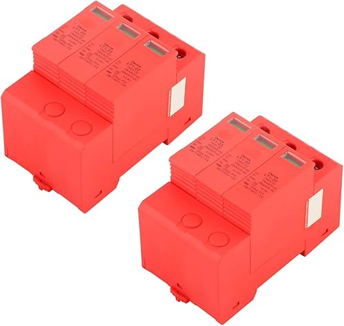 5 piezas DC Scaricatore di Sovrattensione 3P 40ka 1000V rotezione contro le sovratensioni Protezione da cortocircuito - Fashionser