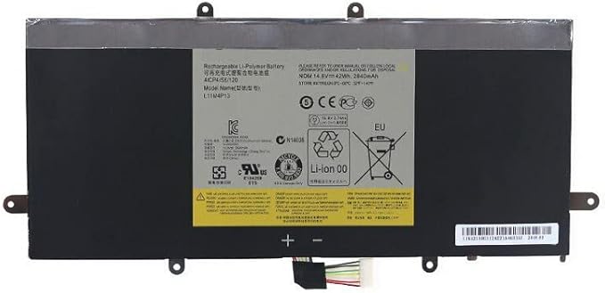 7XINbox 14.8V 2840mAh L11M4P13 4ICP4/56/120 Batteria per laptop compatibile con Lenovo IdeaPad Yoga 11 11S Ultrabook Series - Fashionser