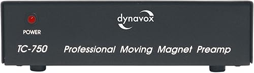 Dynavox TC-750 Preamplificatore per sistemi MM, colore: Nero - Fashionser