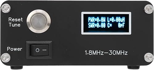Accordatore d'antenna Tester in Lega di Alluminio Tipo C 1.8-30Mhz HY100 HAM 10-15VDC - Fashionser
