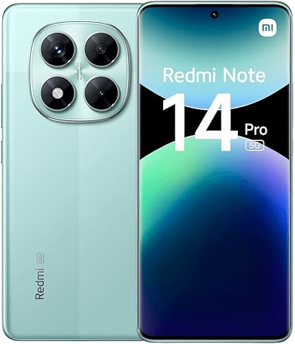 Xiaomi Smartphone Redmi Note 14 Pro 5G 8+256GB Coral Green - Fashionser