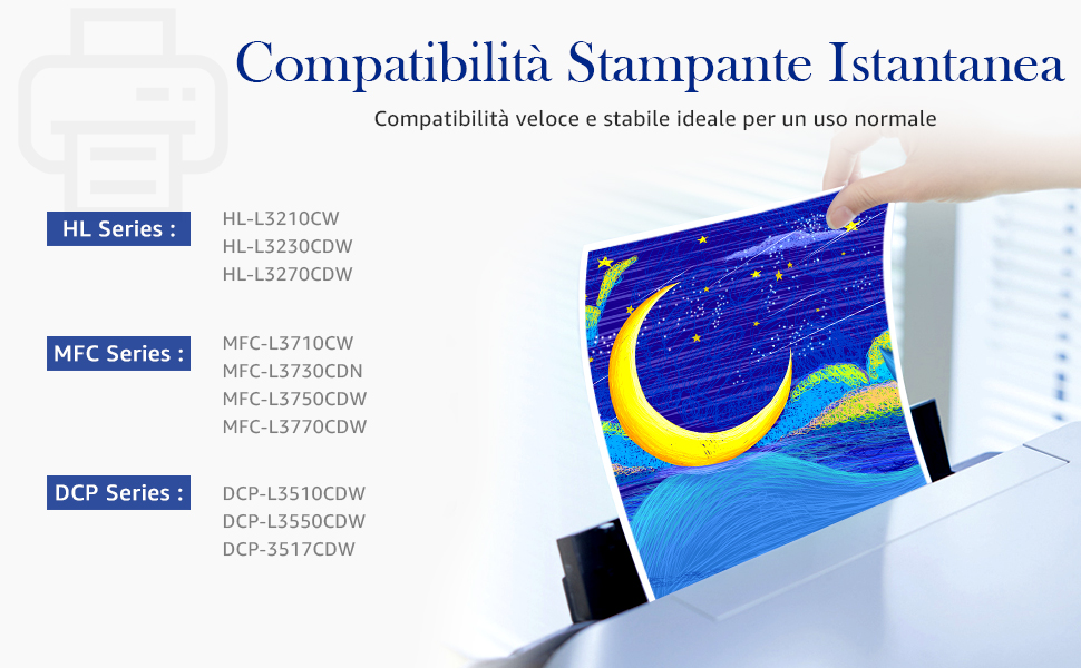 Brother TN247 TN243 per HL-L3210CW HL-L3230CDW HL-L3270CDW MFC-L3710CW MFC-L3730CDN 