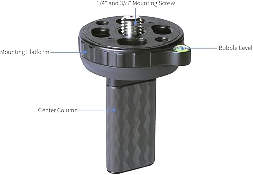 SIRUI ST-Z Colonna centrale corta, colonna triangolare in fibra di carbonio, fotografia ad angolo inferiore, adatta ai treppiedi SIRUI ST-124, ST-125, ST-224 - Fashionser